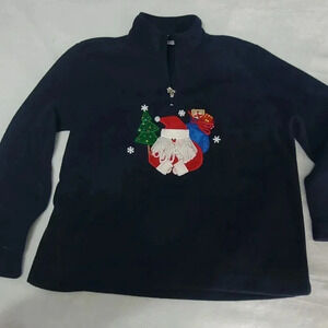 White Stag Christmas warm, Ugly Christmas Sweater Pullover XL 16-18 Navy blue